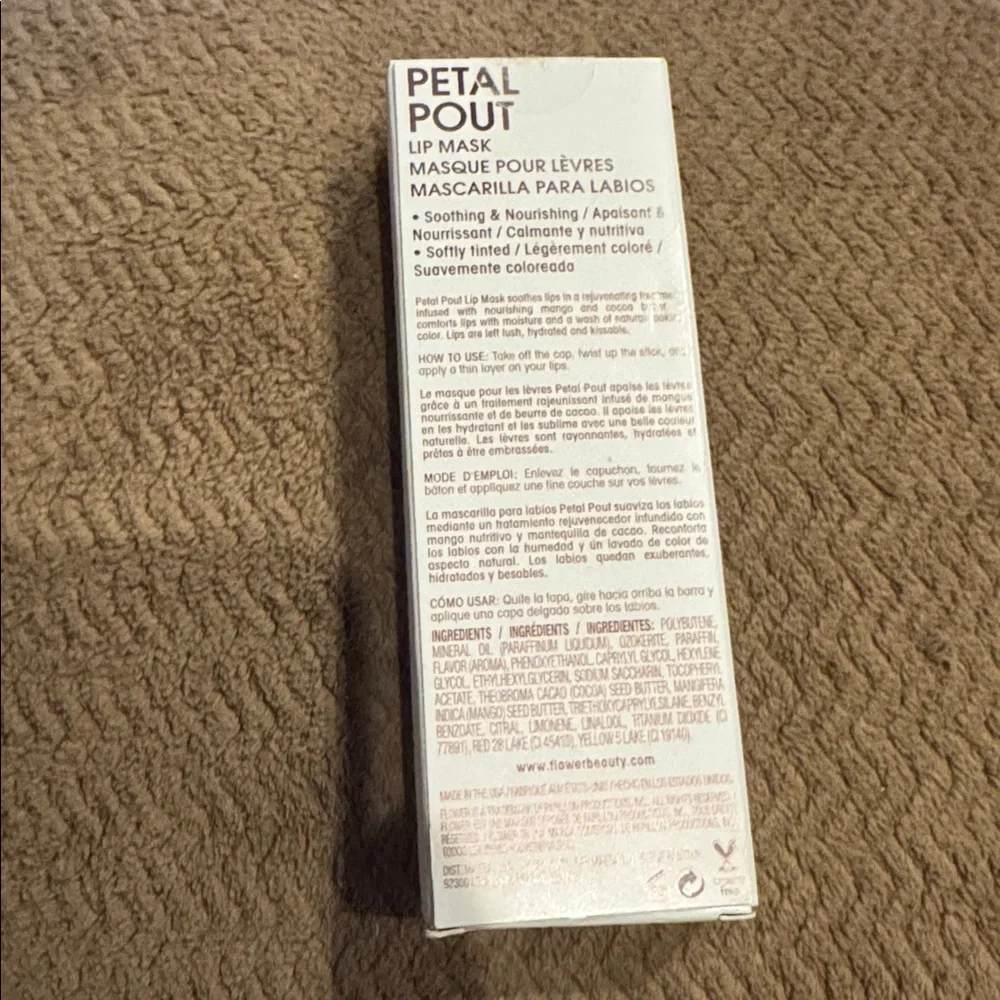 FLOWER Beauty Perfect Pout Hydrating Lip Mask - Pucker‎